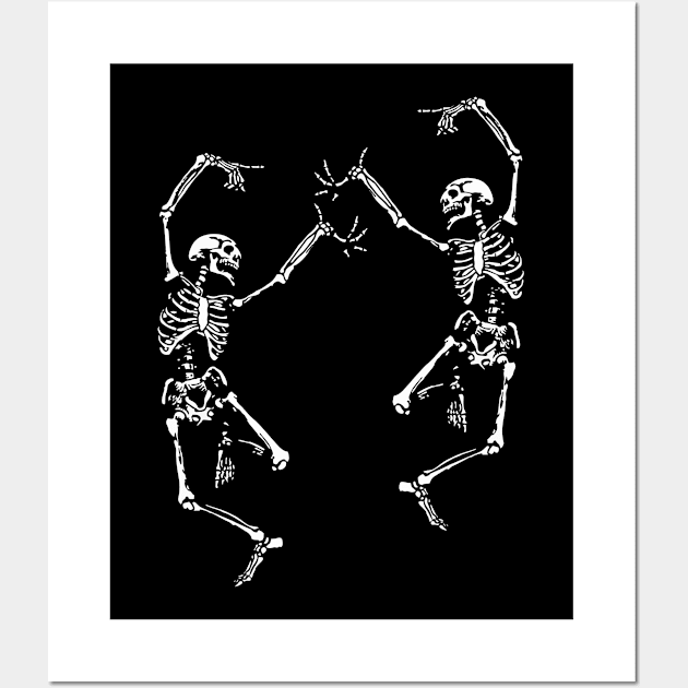 Dance With Death Halloween Skeletons Vol.2 Wall Art by Chiko&Molly